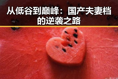 从低谷到巅峰：国产夫妻档的逆袭之路